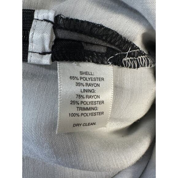 White House Black Market WHBM Dress Women 4 Overlay Polka Dot Sheer Coquette - Picture 11 of 11